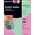 Neenah Exact® Index Card Stock, 8 1/2" x 11", 110 Lb., Green, Pack Of 250 Sheets 1 thumbnail image