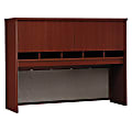 Bush Business Furniture Components Hutch 60"W, Mahogany, Premium Installation