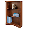 Realspace® Dawson 44"H 3-Shelf Bookcase, Brushed Maple 1 thumbnail image