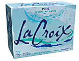 LaCroix Sparkling Water, Pure, 12 Oz, Case Of 12