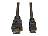 Tripp Lite HDMI To Mini HDMI Cable With Ethernet Digital Video / Audio Adapter, 3'