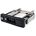 StarTech.com StarTech.com 5.25" Tray-Less SATA Hot-Swap Hard Drive Bay - Storage mobile rack - black 1 thumbnail image