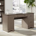 Realspace® Pelingo 60"W Computer Desk, Gray 1 thumbnail image