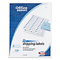 Office Depot® Brand Clear Inkjet Shipping Labels, 2" x 4", Pack Of 250 1 thumbnail image