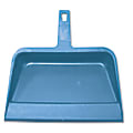 Impact Heavy-Duty Plastic Dust Pan, 12"W x 12"D x 4"H, Blue