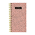 TF Publishing Small Weekly/Monthly Planner, 3-1/2" x 6-1/2", Pink Dots, January To December 2022