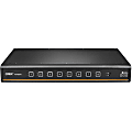 Avocent Vertiv Cybex Secure MultiViewer KVM Switch 8 port - NIAP Approved - Dual AC - Secure Desktop KVM Switches - Secure KVM Switch - Dual Head - NIAP Certified - Secure Keyboard - 4 to 16 Port