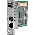 Omnitron Systems iConverter Intelligent Media Converter - 1xRJ45  - 1x LC Ports - DuplexLC Port - 10/100Base-TX, 100Base-FX - 18.64 Mile - Internal 1 thumbnail image