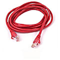 Belkin Cat. 6 UTP Cable - RJ-45 Male - RJ-45 Male - 12" - Red 1 thumbnail image