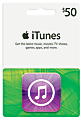 iTunes $50 Gift Card, iTunes Icon