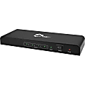 SIIG 4Kx2K HDMI 4-Port Splitter with 3D Supported - 49.21 ft Maximum Operating Distance - 1 x HDMI In - 4 x HDMI Out 1 thumbnail image