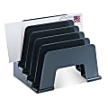 Office Depot® Brand 30% Recycled Incline Desktop Sorter, Black 1 thumbnail image