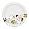 Dixie® Ultra Soak Proof Shield Heavyweight Paper Plates, 5 7/8", Burgundy/Green, Pack Of 1,000 Plates 1 thumbnail image