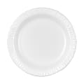 Dart Quiet Classic Plastic Plates, 10 1/4", White, 4 Packs Of 125 Plates, 500 Plates Per Case