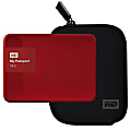 WD My Passport™ Ultra 2TB Portable External Hard Drive With Case, USB 3.0/2.0, Red 1 thumbnail image