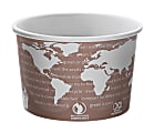 Eco-Products® World Art™ PLA-Laminated Soup Containers, 8 Oz, 50 Containers Per Pack, Carton Of 20 Packs