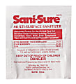 Sani-Sure Multi-Surface Sanitizer, Concentrated Formula, 100 Pouch Packs per Case 1 thumbnail image