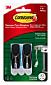 Command Medium Wire Toggle Hooks, 2 Command Hooks, 3 Command Strips, Damage Free Organizing of Dorm Rooms, Black 1 thumbnail image