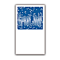 Pat On The Back Cards, Great Job, 3" x 5", Blue/White