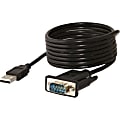 Sabrent USB 2.0 to Serial (9-Pin) DB-9 RS-232 Adapter Cable 6ft Cable (FTDI Chipset) - 6 ft - First End: 1x USB 2.0 Type A - CBFTDI 1 thumbnail image