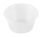 Dart Polystyrene Portion Cups, 2 Oz, Translucent, 250 Cups Per Bag, Case Of 10 Bags
