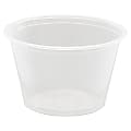 Dart® Conex® Complements Plastic Portion/Medicine Cups, 4 Oz, Clear, 125 Cups Per Bag, Carton Of 20 Bags