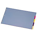 Cardinal® 11" x 17" Tabloid Indexes, Assorted Colors, Pack Of 5 1 thumbnail image