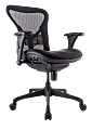 WorkPro® Warrior 212 Mesh Managerial Mid-Back Chair, Black