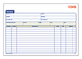 Adams™ 3-Part Carbonless Invoice Book, 8 7/16" x 5 9/16", White/Canary/Pink, 50 Sets 1 thumbnail image