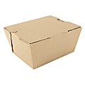 SCT® ChampPak™ Carryout Boxes, 3 1/2"H x 4 3/8"W x 2 1/2"D, Brown, Pack Of 450 Boxes