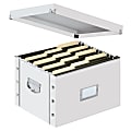 Snap N Store® Storage File Standard-Duty Storage Box, Letter/Legal Size, 50% Recycled, White 1 thumbnail image