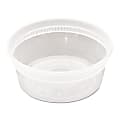Pactiv DELItainer® Microwavable Container Combos, 8 Oz, Clear, Pack Of 240 1 thumbnail image
