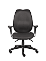 Boss Office Products Ergonomic Fabric High-Back Task Chair, Black 1 thumbnail image