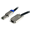 StarTech.com 1m External Serial Attached SCSI SAS Cable - SFF-8470 to SFF-8088