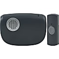 GE Wireless Portable Door Chime with Belt Clip - Wireless - 150 ft - Black 1 thumbnail image