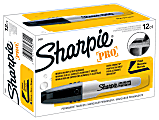 Sharpie® Permanent Markers, Chisel Tip, Black, Pack Of 12 1 thumbnail image