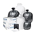 Integrated Bagging Systems High-Density 0.24-mil Can Liners, 18" x 17", 4 Gallons, Clear, 50 Liners Per Roll, 40 Rolls Per Case