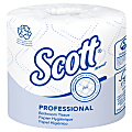 Scott® Essential 2-Ply Toilet Paper, 100% Recycled, FSC® Certified, 506 Sheets Per Roll, Pack Of 80 Rolls