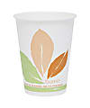 Solo® Bare Hot Cups, 12 Oz, White, 25 Cups Per Sleeve, Pack Of 12 Sleeves