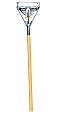 Unisan Wood Quick-Change Mop Handle, 63", 30% Recycled, Natural