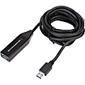 Targus USB Data Transfer Cable - 9.84 ft USB Data Transfer Cable - USB - Extension Cable - Black