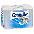 Kleenex® Cottonelle FSC Certified Ultra Soft 1-Ply Bath Tissue, White, 165 Sheets Per Roll, Case Of 48 Rolls