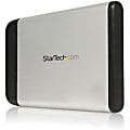 Startech.com 2.5in Silver USB External Hard Drive Enclosure for SATA HDD 1 thumbnail image