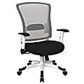 Office Star™ Space Seating Mesh Mid-Back Chair, Black/White