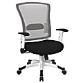 Office Star™ Space Seating Mesh Mid-Back Chair, Black/White 1 thumbnail image