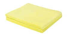Hospeco TaskBrand DSM Flat Dusters, 9-3/4”H x 18-5/8”D, 500 Sheets Per Case, Yellow, Pack Of 50 Cases