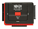 Tripp Lite 2.0 Hi-Speed to Serial atA SatA and IDE Adapter for 2.5 Inch / 3.5 Inch / 5.25 Inch Hard Drives - (SATA) and IDE Adapter for 2.5in / 3.5in / 5.25in Hard Drives
