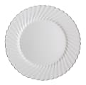 Classicware 10-1/4" Heavyweight Plates - 12 / Pack - Picnic, Party - Disposable - White - Plastic Body - 12 / Carton 1 thumbnail image
