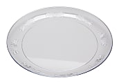 Designerware Plastic Plates, 7-1/2 inches, Clear, Round, 18 packs of 10 plates, 180 per case, Sold by the Case 1 thumbnail image