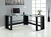 Whalen® Jasper 60"W L-Shape Corner Desk, Espresso